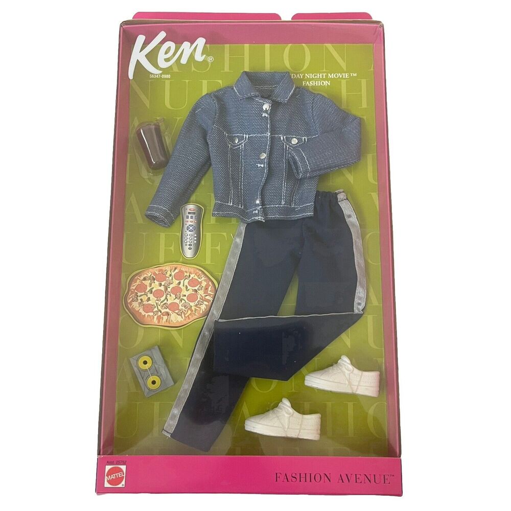 Vintage 2002 Mattel Ken Fashion Avenue‎ Friday Night Movie Fashion NIB
